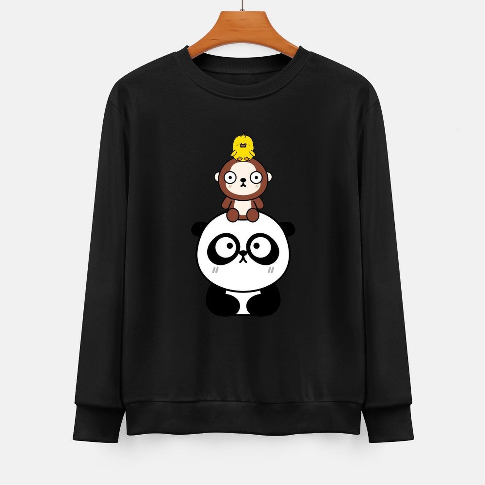 Front Patterned Long Sleeve TopStandard Urban